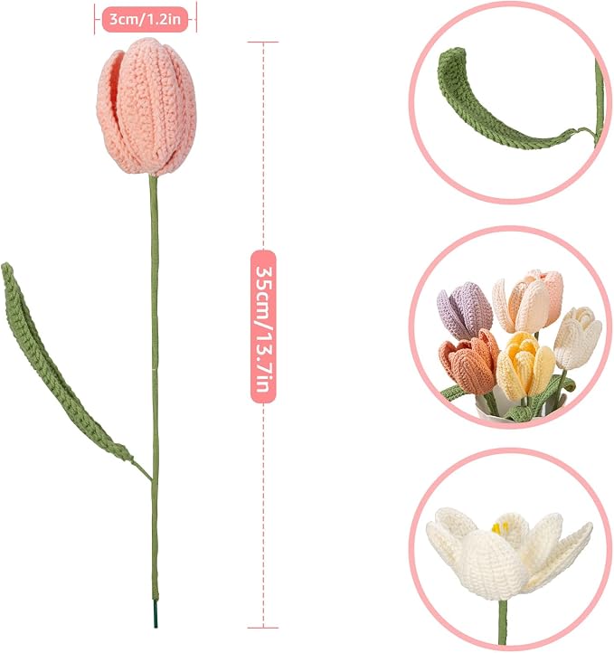 Noocro Bouquet Tulip Crochet kit
