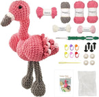 Flamingo Amigurumi Crochet Kit