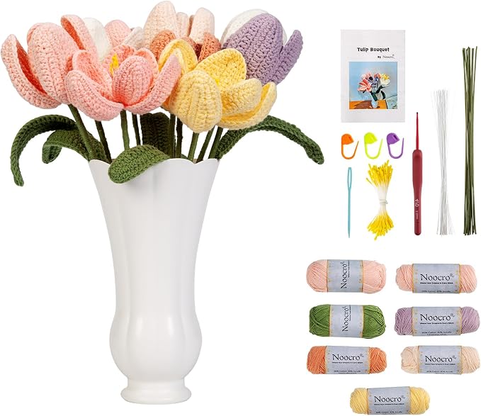 Noocro Bouquet Tulip Crochet kit