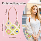 Granny Square Tote Bag Crochet kit