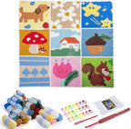 Pixel Throw Blanket Crochet Kit