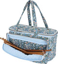 Yarn Storage Organizer with Grommets-Portable Crochet Bag