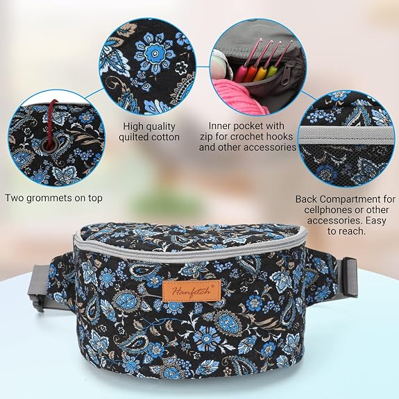 Yarn Crossbody Waist bag Small Yarn Storage Organize
